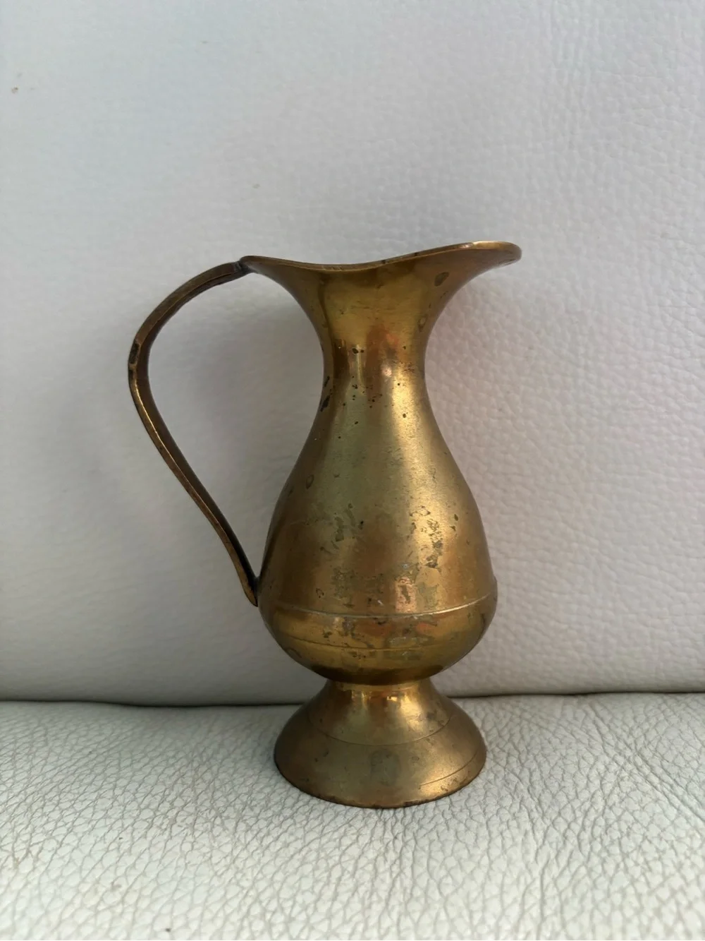 Brass Decorative Pitcher Vase - Gold Finish